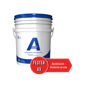 Cubeta 19lt de Fester A3 Rojo