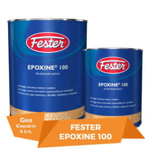 Epoxine 100 Gris Concreto Galón